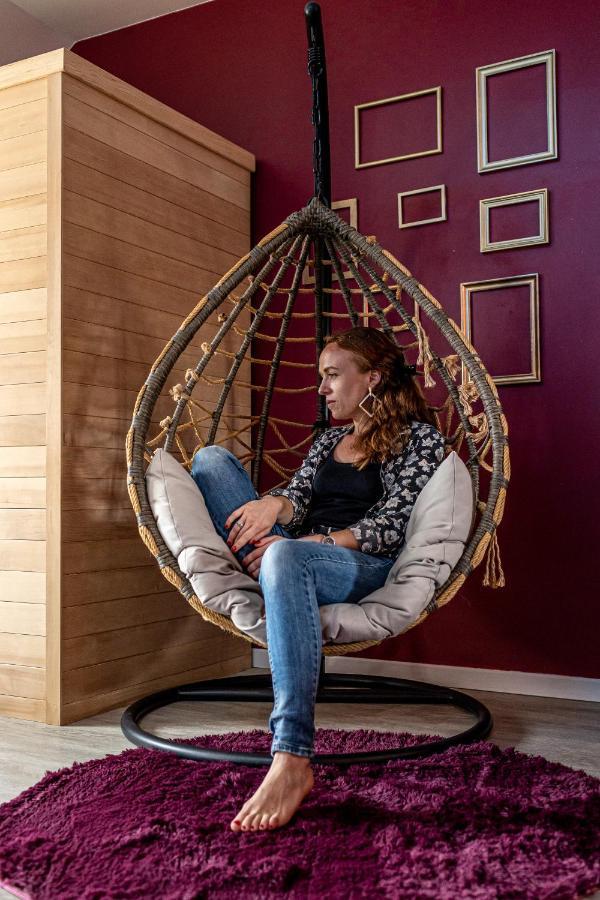 Suite L'Echappee - Maison Romantique - Spa & Sauna Privatif- Pole Dance - Lit Rond Avec Miroir Au Plafond Pezarches Luaran gambar